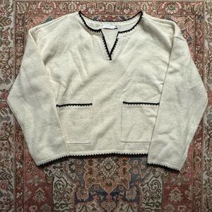 Lush Sweater With Stitching